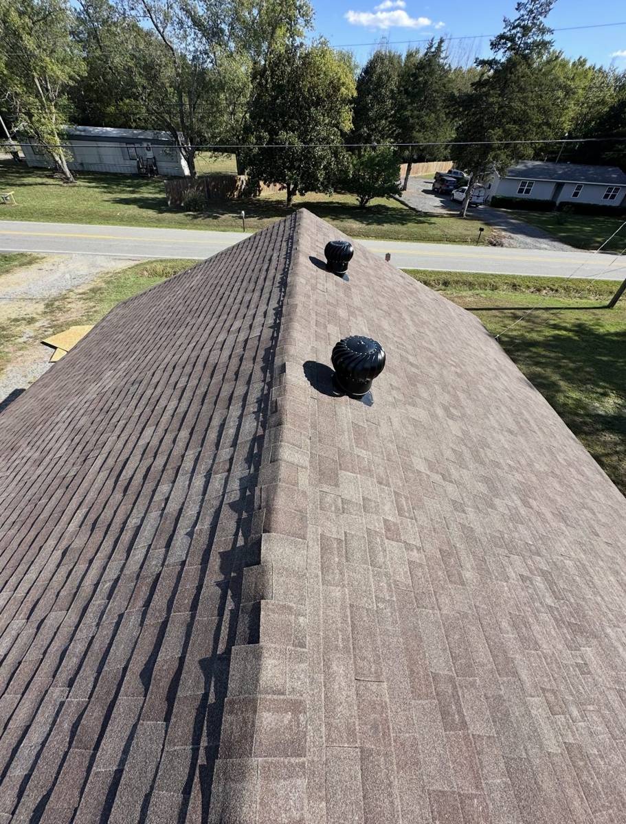 Medium Brown on a roof